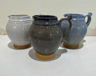 Two Pint Jugs available in White, Blue, Green