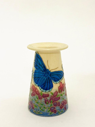 Butterfly Miniature Conical Vase T