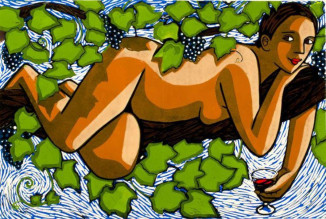 SOLD Goddess of the Grape-Vine 23/50