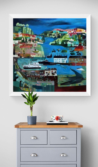 Example of Charlie O'Sullivan Painting on Wall.