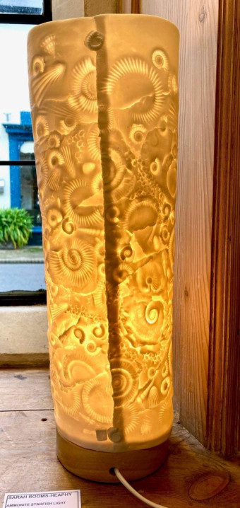 LR 37481 Ammonite Starfish Lamp 45cm £250