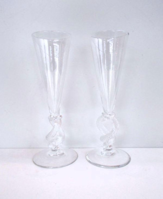 Serpentine Champagne Glass