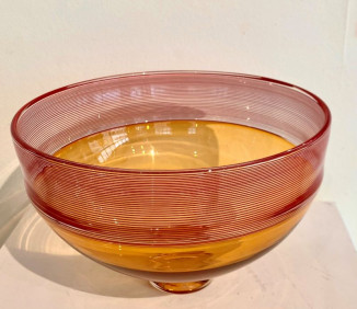 Small Round Threaded Bowl