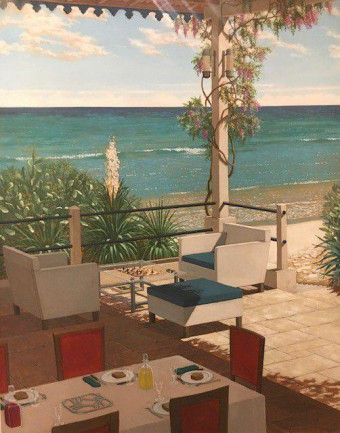 LR 50014 La Partie inachevée (The Unfinished Game) 92 x 73cm £3495