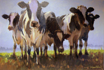 LR 50029 Youngsters in the Morning Sun 66 x 97cm £4950