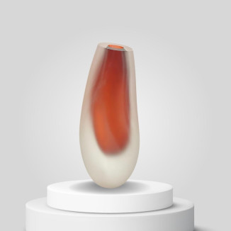 Coral Vase, Apricot