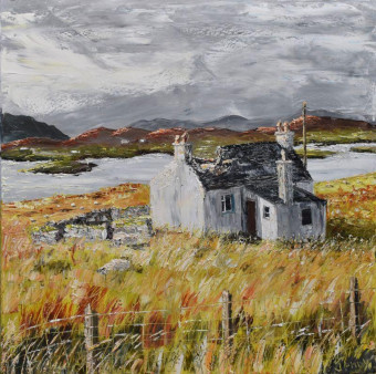 LR 51437 Falling And Fading 76x76cm Oil £1195
