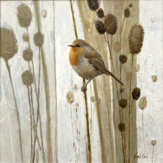 SOLD Winter Meadow - Robin