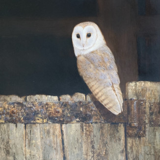 SOLD The Old Barn - Barn Owl