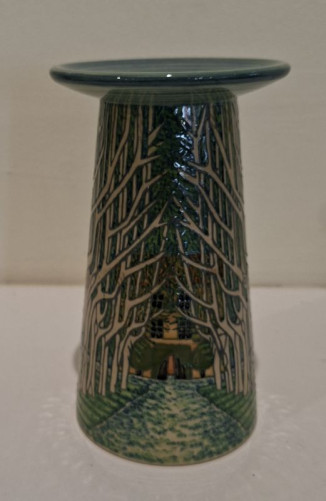 Green Avenue &" Conical Vase No.4
