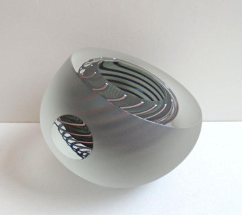 LR Dizzy Spiral Bowl Small Smoke 11x13cm £535