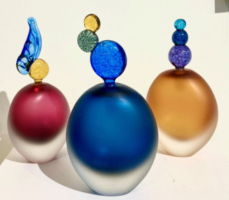 Flat Round Scent Bottle