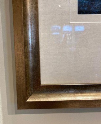 An example of Michael Morgan's print frame