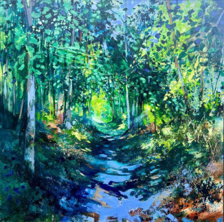 As They Whisper 60x60cm