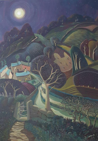 LR 51333 Mistle Hill 84x60cm Acrylic £3145