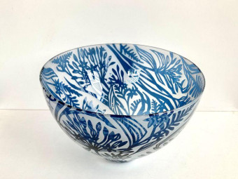 LR 50288 Camassia Large Bowl Midnight 16x24cm £590