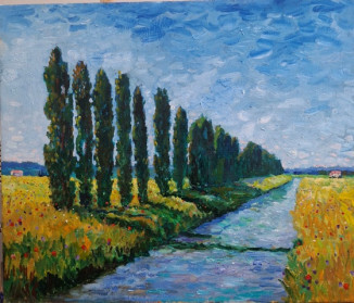 Poplar Trees, Arles