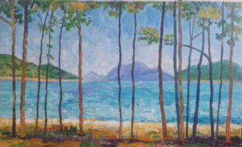 LR Kefalonia Greece 52090 47cm x 77cm £2250
