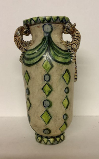 Vase with Tiger Handles