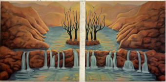 LR 49693 The heart of the matter Diptych 100 x 200£4895