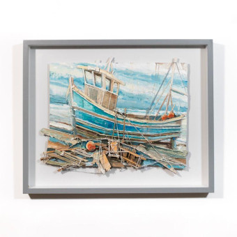 LR 51324 Trawler On The Tide 83x102cm MM £2395