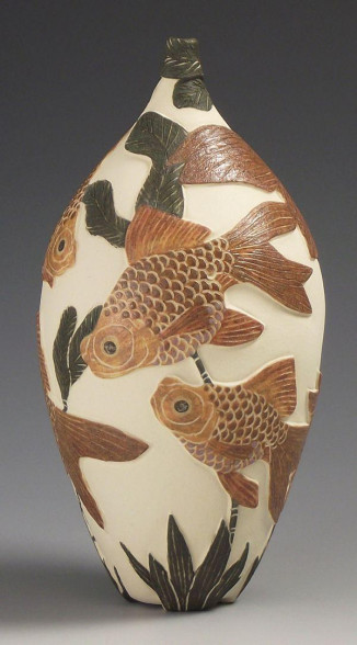 Orange Moor Fish Vessel