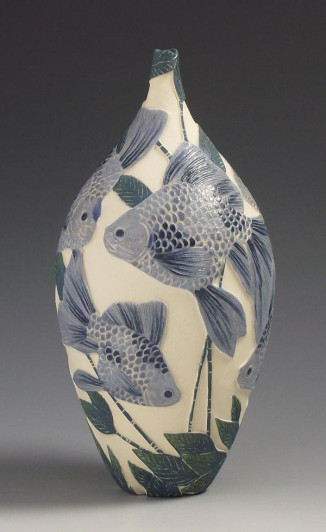 Veil Tailed Fancy Fish Vessel