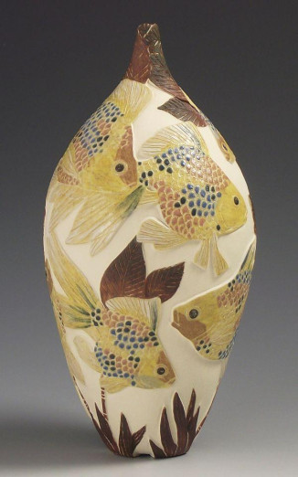 SOLD Fan Tailed Fancy Fish Vessel