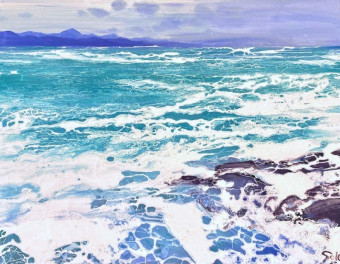 LR 51173 Cap d'Antibes no 16 oil and acrylic on canvas 72 x 92cm £4995