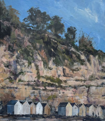 LR 51540 Beach Huts Beer 33 x 29cm £895