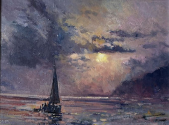 LR 52012 Setting Sun Oil 30x40cm £895