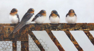 SOLD Travellers' Rest- Swallows - Neil Cox