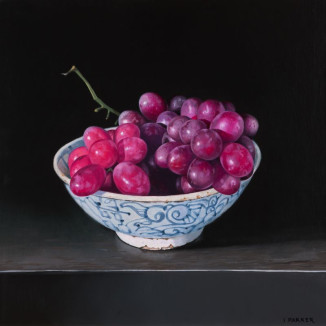 Grapes in a Chinese Bowl - Ian Parker