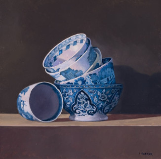Blue and White Pots - Ian Parker