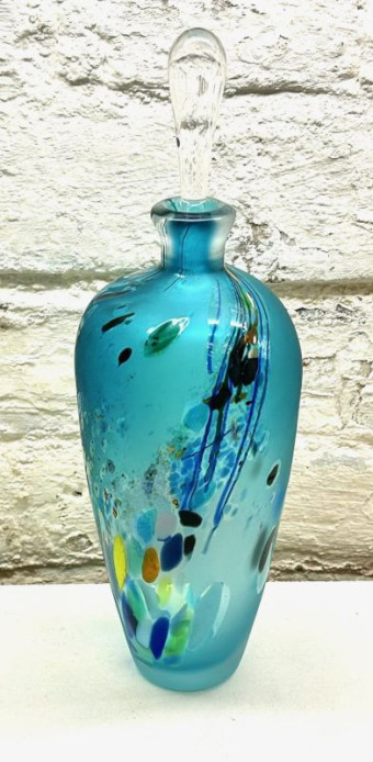 LR 51842 Shallow perfume bottle aqua no 30 25x8