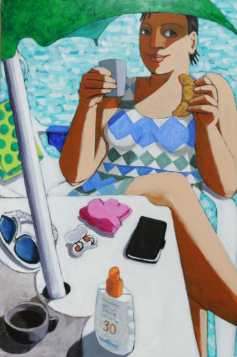LR 51871 Breakfast by the Pool 105x70 £7000