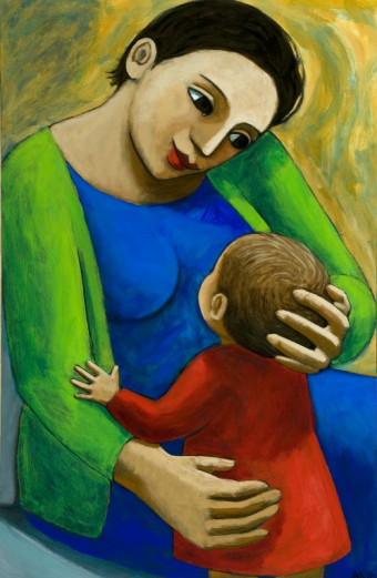 LR 51873 The Granddaughter 102x66 £6500