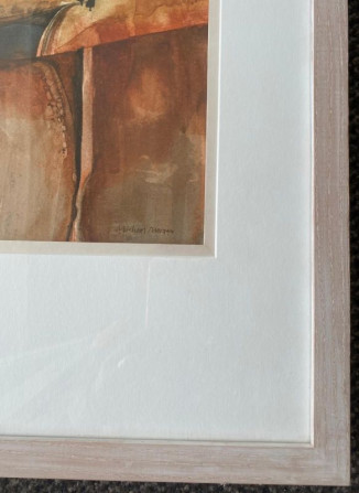 Landscape with Two Trees II  c1995 showing frame Close-up