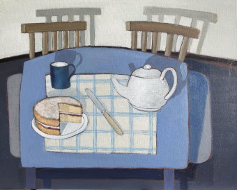 LR Still Life with Cake 40x50cm Oil on Canvas 52005 £975 00