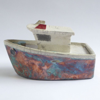 Big fishing boat copper